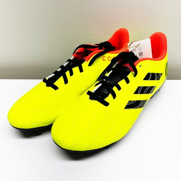 NEW Adidas COPA Sense .4 Soccer Cleats Shoes Neon Yellow Size 6.5 - Picture 1 of 7